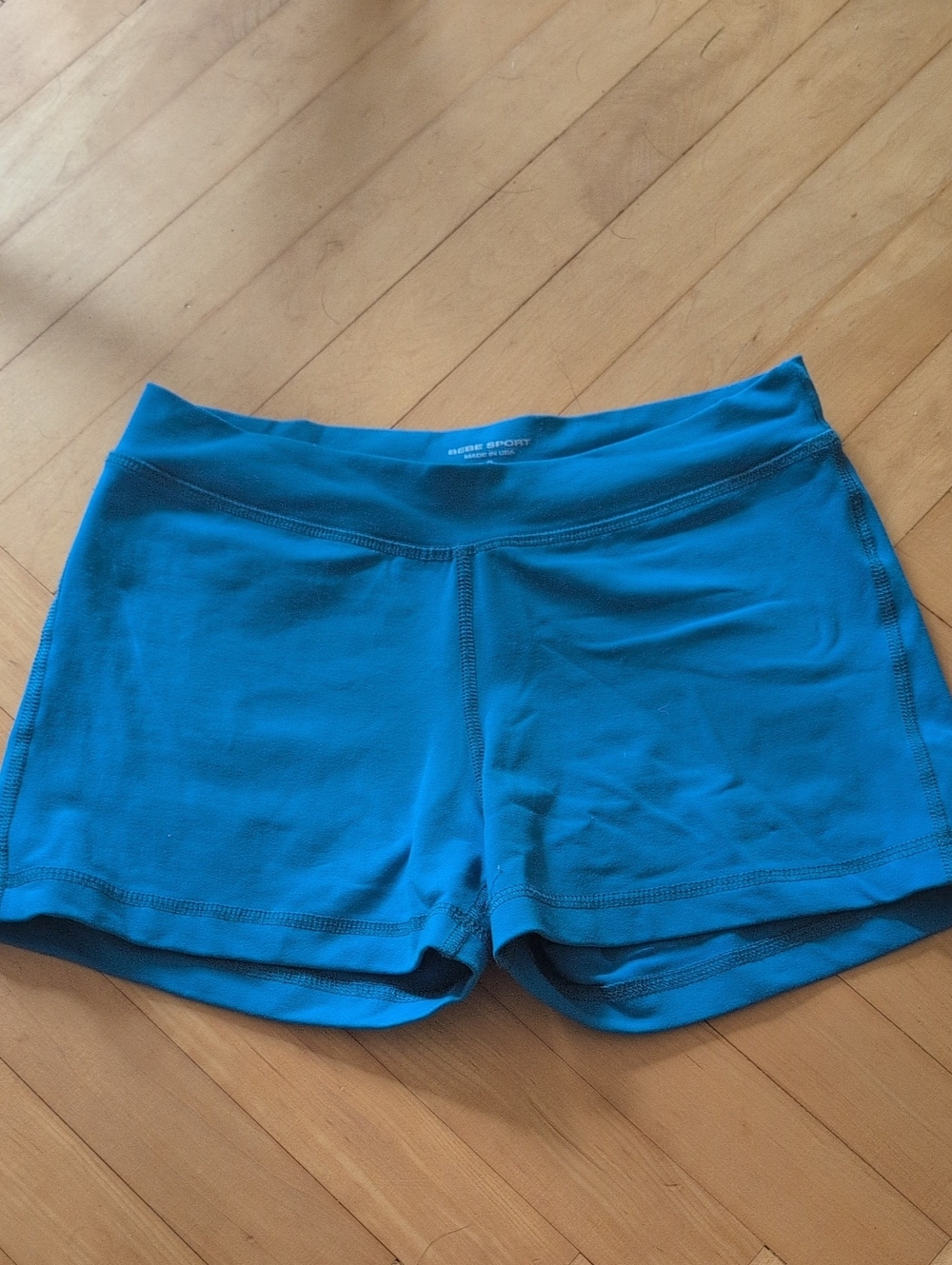 Bebe Sport Bright Blue Women's Active Shorts Size S
